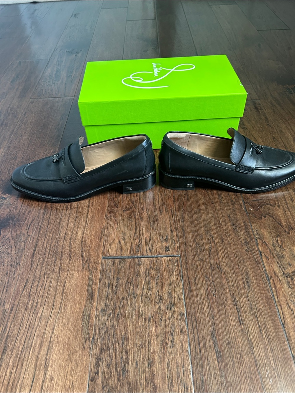 Sam Edelman women’s size 9.5 Black Leather Denise Loafers - Picture 5 of 6